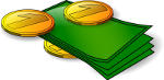 Banknotes and coin